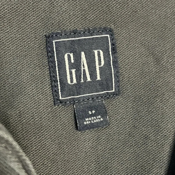 Gap Popover Short Sleeve Shirt Dress Womens Small Black Green Neutral - Picture 5 of 12